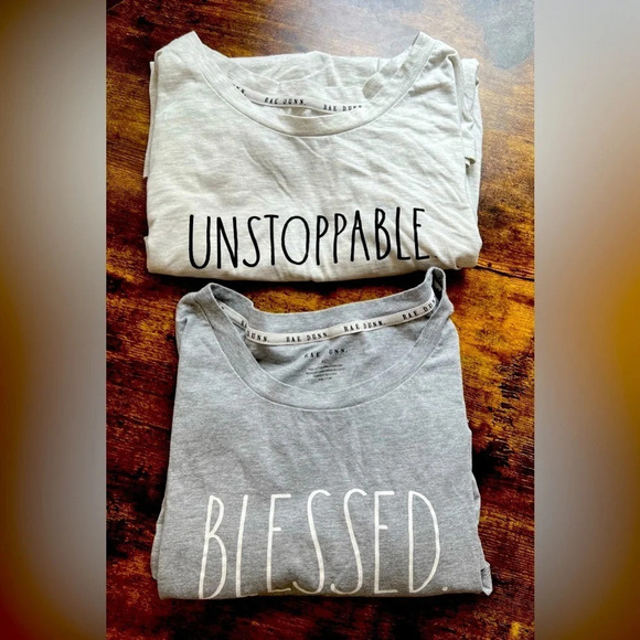 BUNDLE: Rae Dunn | women’s t-shirts (2). Size: XL - Picture 1 of 13